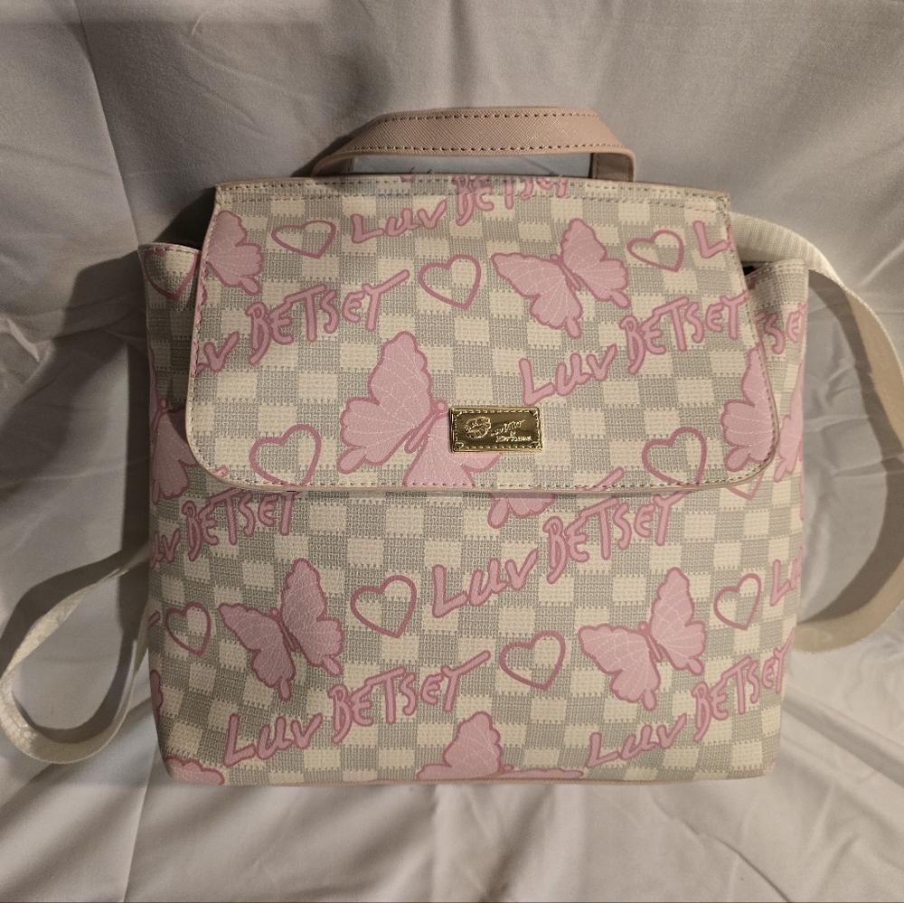 Love Betsey Pink Butterfly Backpack